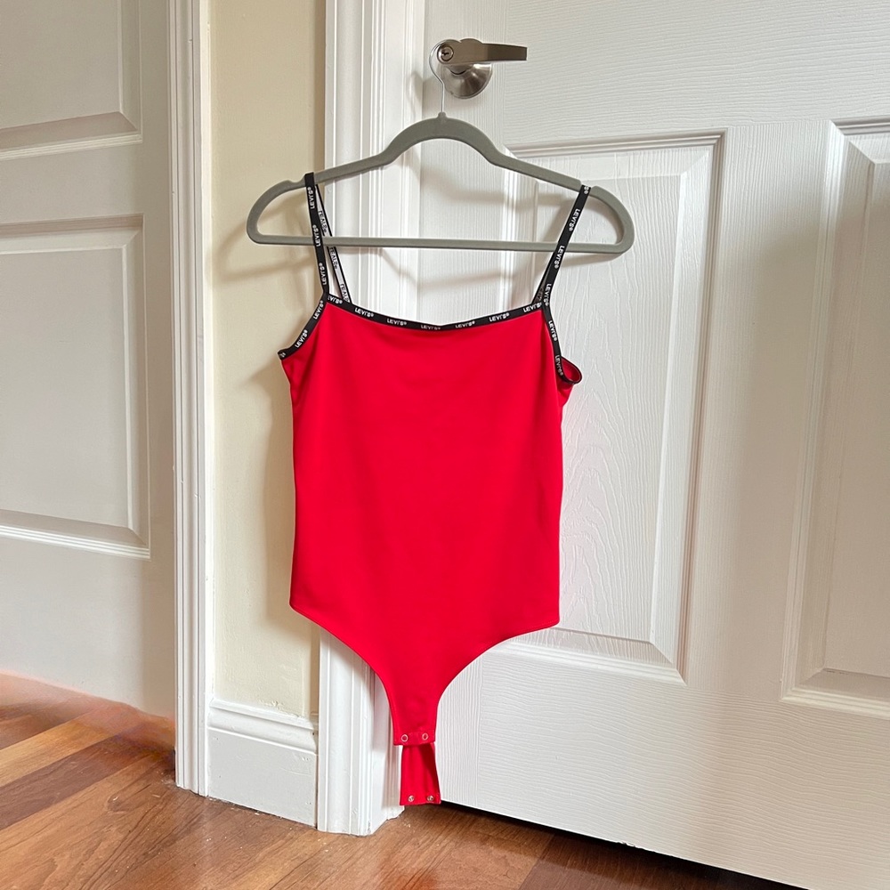 Levi’s Red Paige Bodysuit in Size S